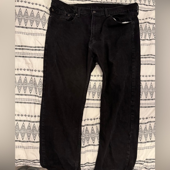 Levi's Men's Black Denim Jeans - Picture 2 of 5